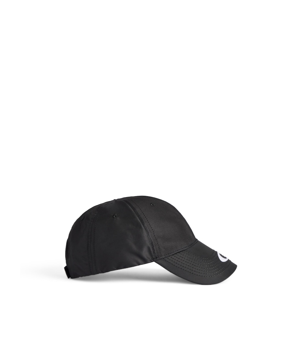 Balenciaga Perforated Trucker Cap In Black In Black