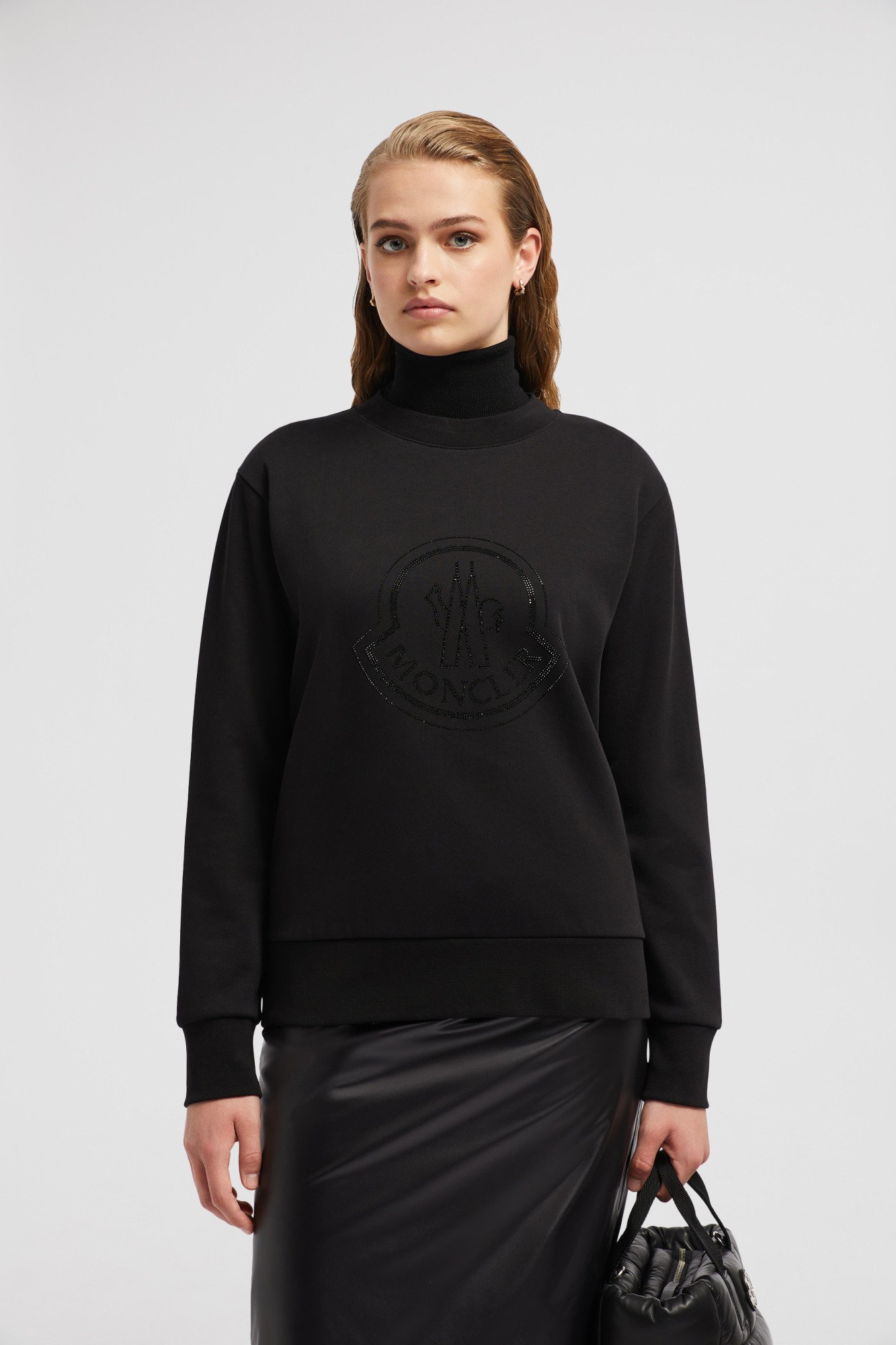 Shop Moncler Sweat Shirt In Black