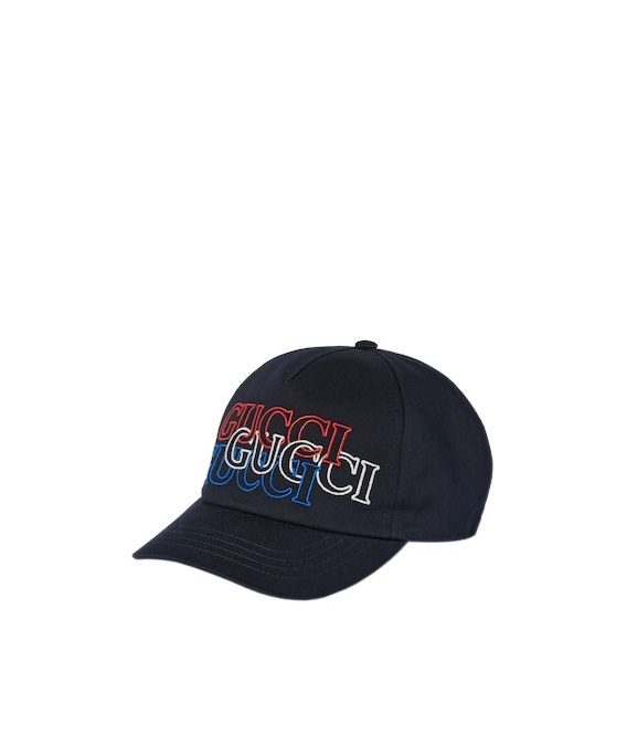 Gucci Logo-embroidered Baseball Cap In Black