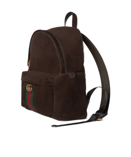 Gucci Ophidia Medium Backpack In Brown