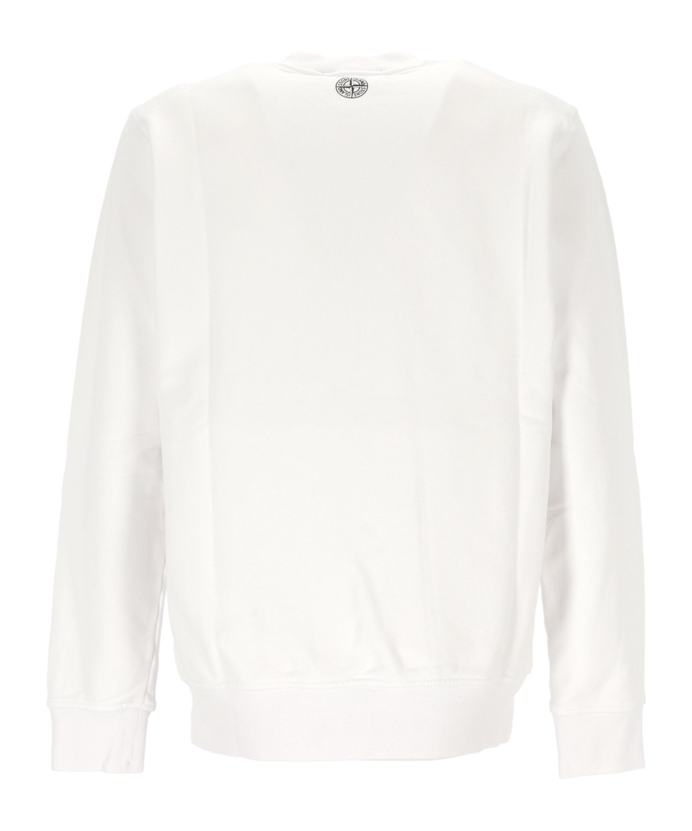 STONE ISLAND STONE ISLAND LOGO PRINTED CREWNECK SWEATSHIRT
