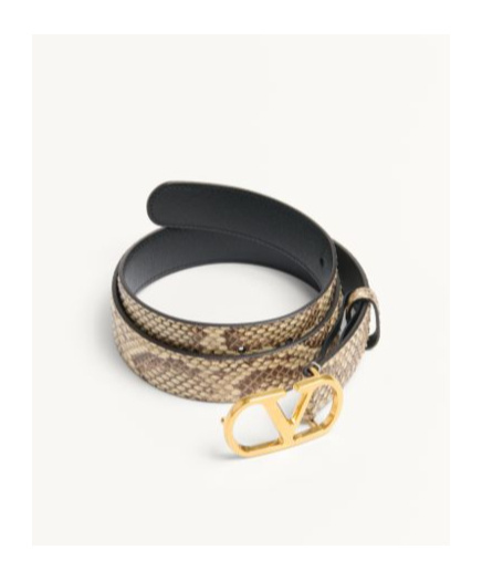 Valentino Vlogo Belt In Black