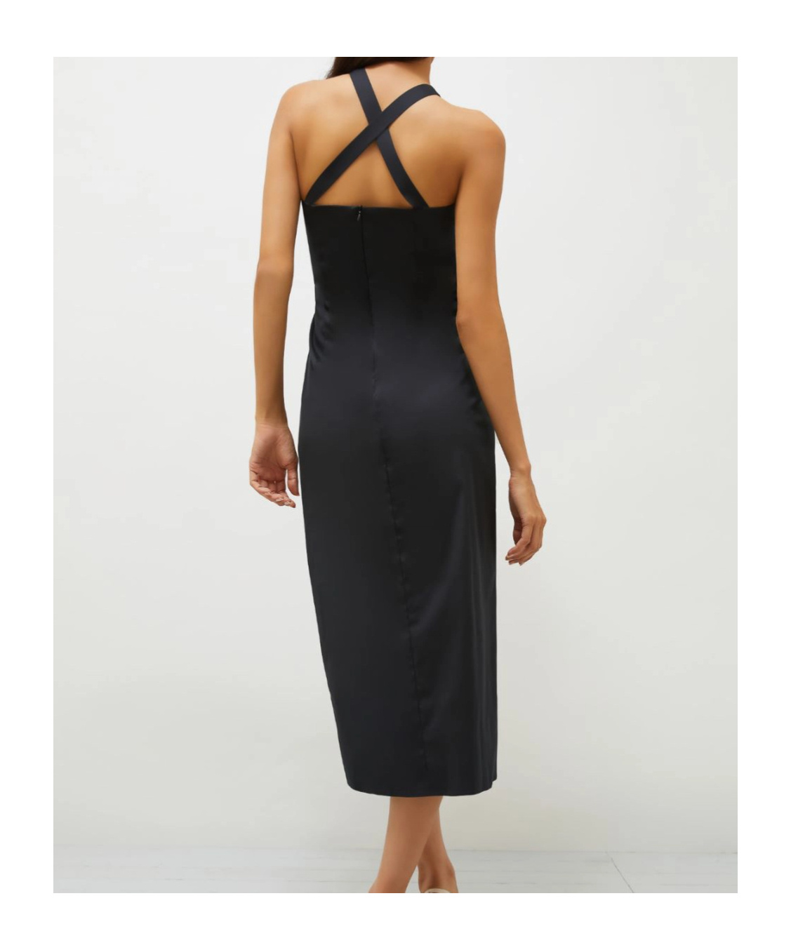 Shop Marella Envers Satin Dress