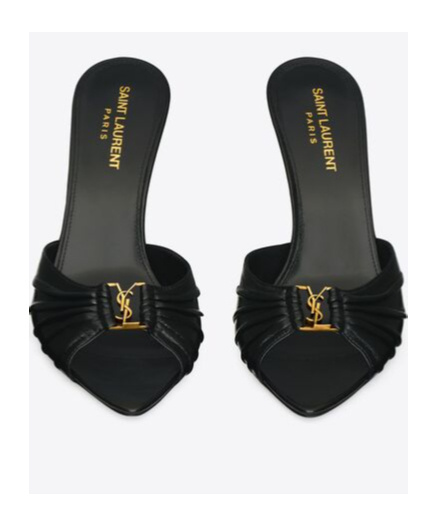 Saint Laurent Babylone Mules In Black