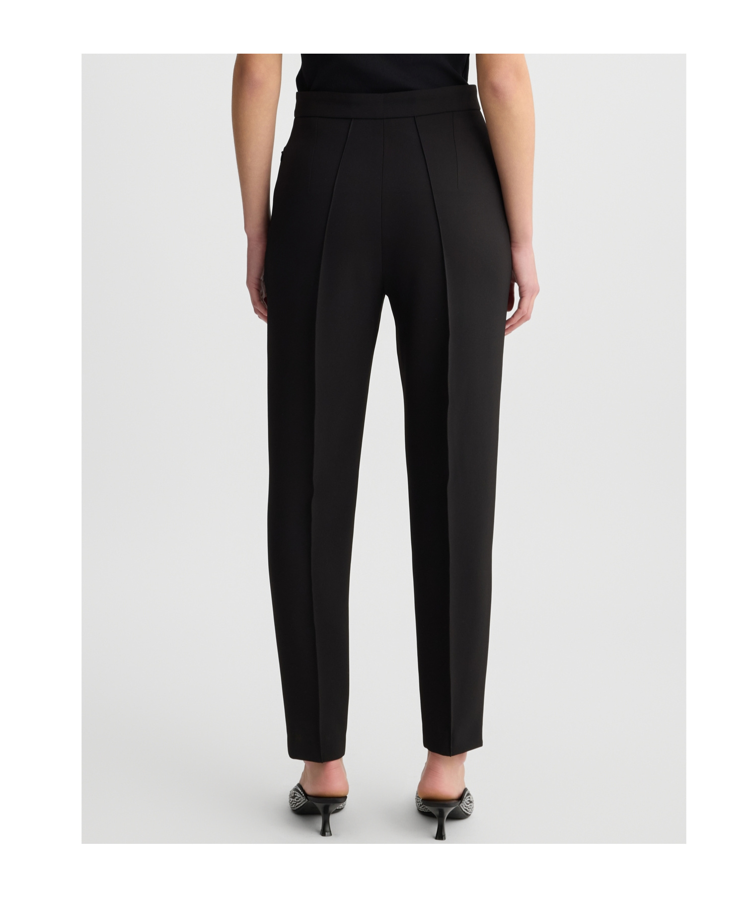 Liu •jo Cigarette Pants In Black