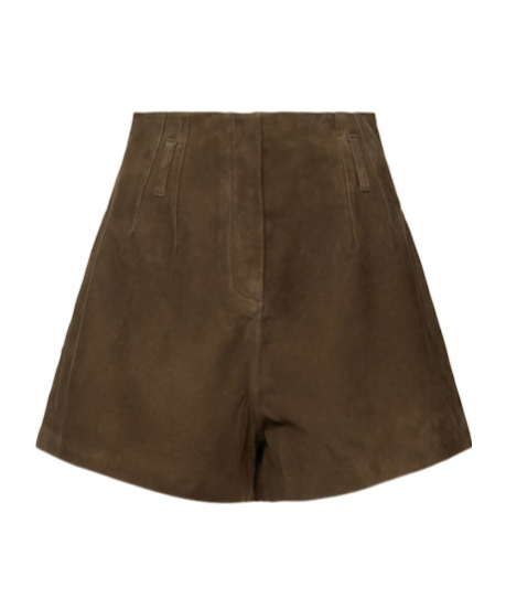 The Frankie Shop Lise Suede Shorts