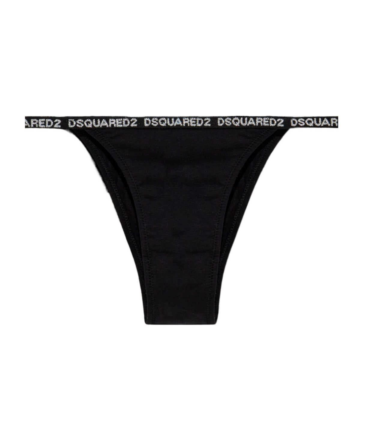 Dsquared2 Logo-print Briefs In Black