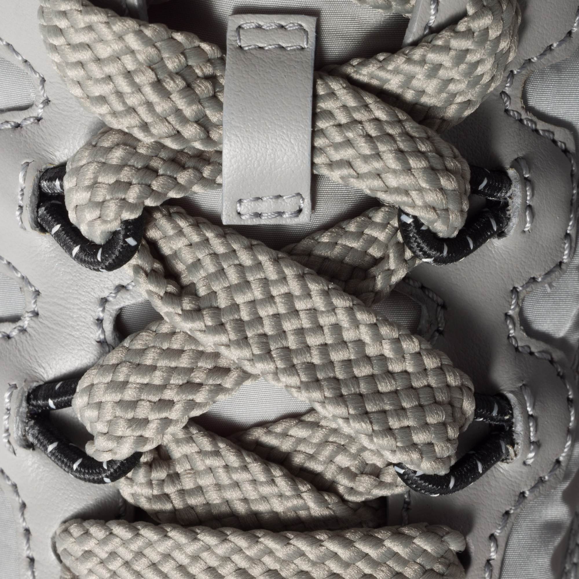 Miu Miu Tyre Technical Fabric And Suede Sneakers In Gray