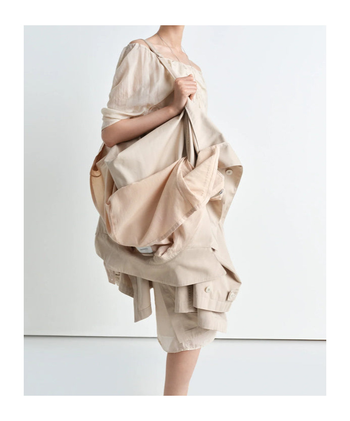 Lemaire Overcoat Compact Cotton Twill