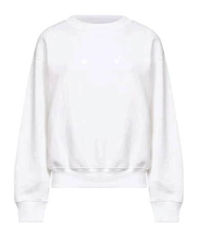 Polo Ralph Lauren White Pony Embroidered Crewneck Sweatshirt In White