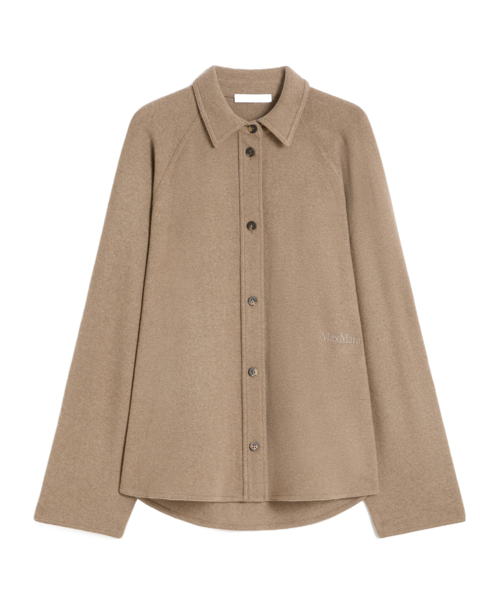 Max Mara Ceci Long-sleeved Shirt In Brown