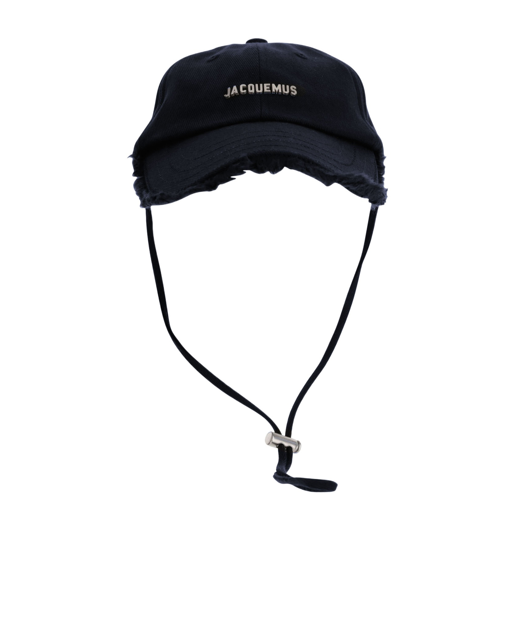 Jacquemus Navy Blue Casquette Artichaut Hat In Black