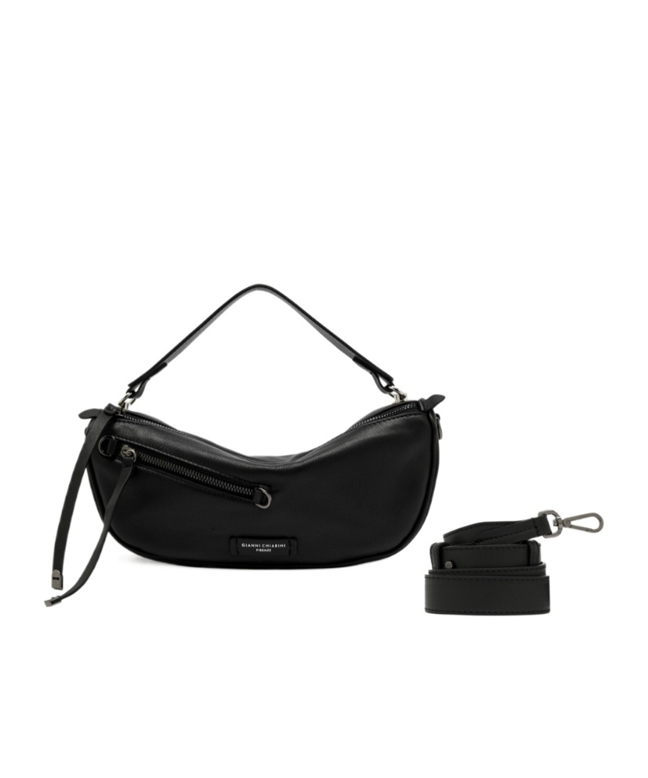 Gianni Chiarini Leather Tote Bag In Black