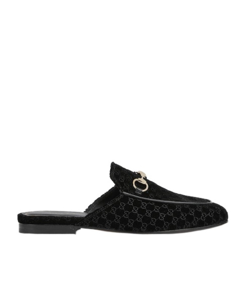 Gucci Princetown Muller Shoes In Black