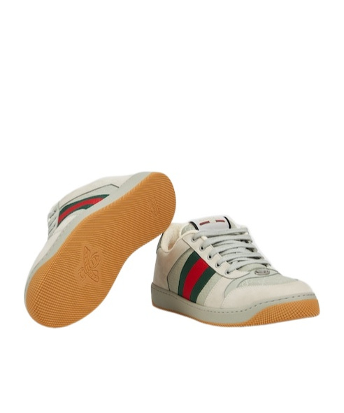 Gucci Screener Sneakers In Gray