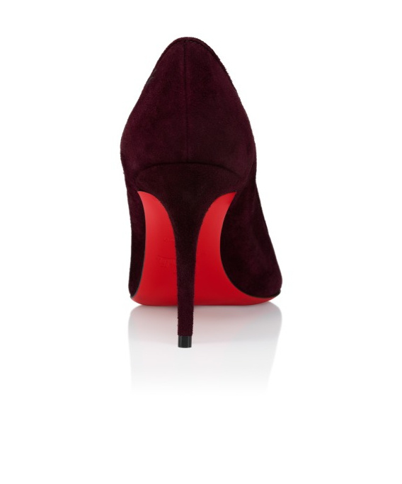 Christian Louboutin Sporty Kate 85 Suede Pumps In Black