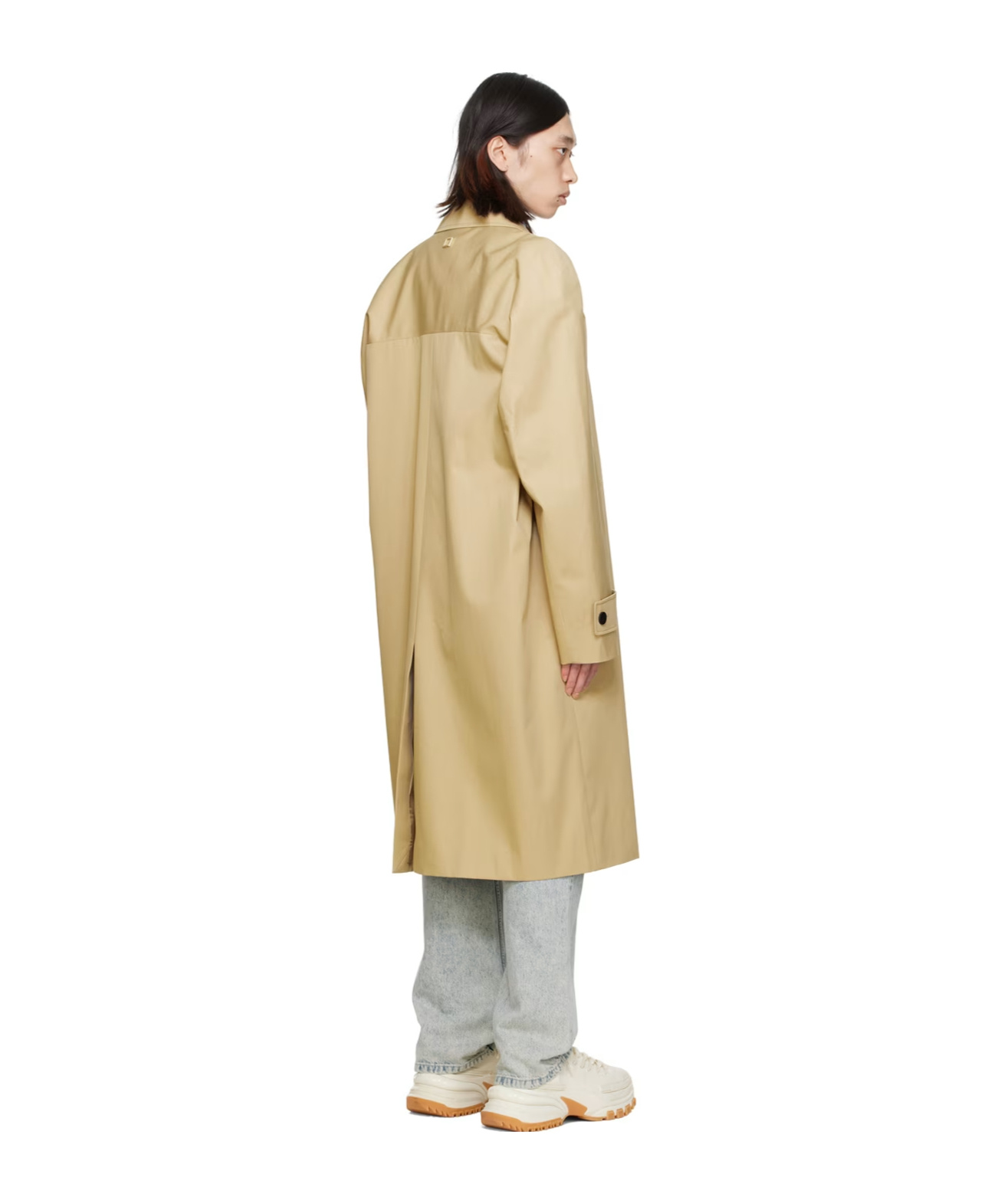 Wooyoungmi Beige Single Trench Coat In Brown