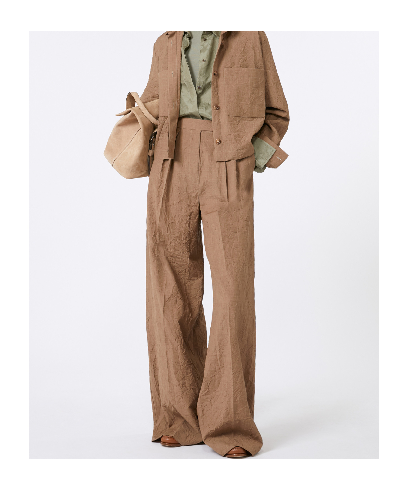 Max Mara High-waist Trousers In Virgin Wool