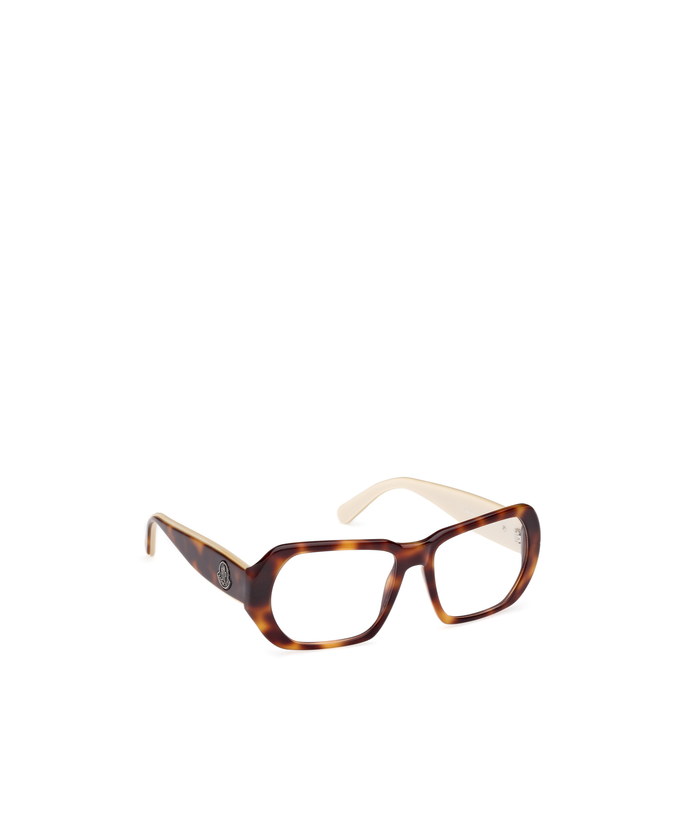 Moncler Logo Flat Mirror In Brown