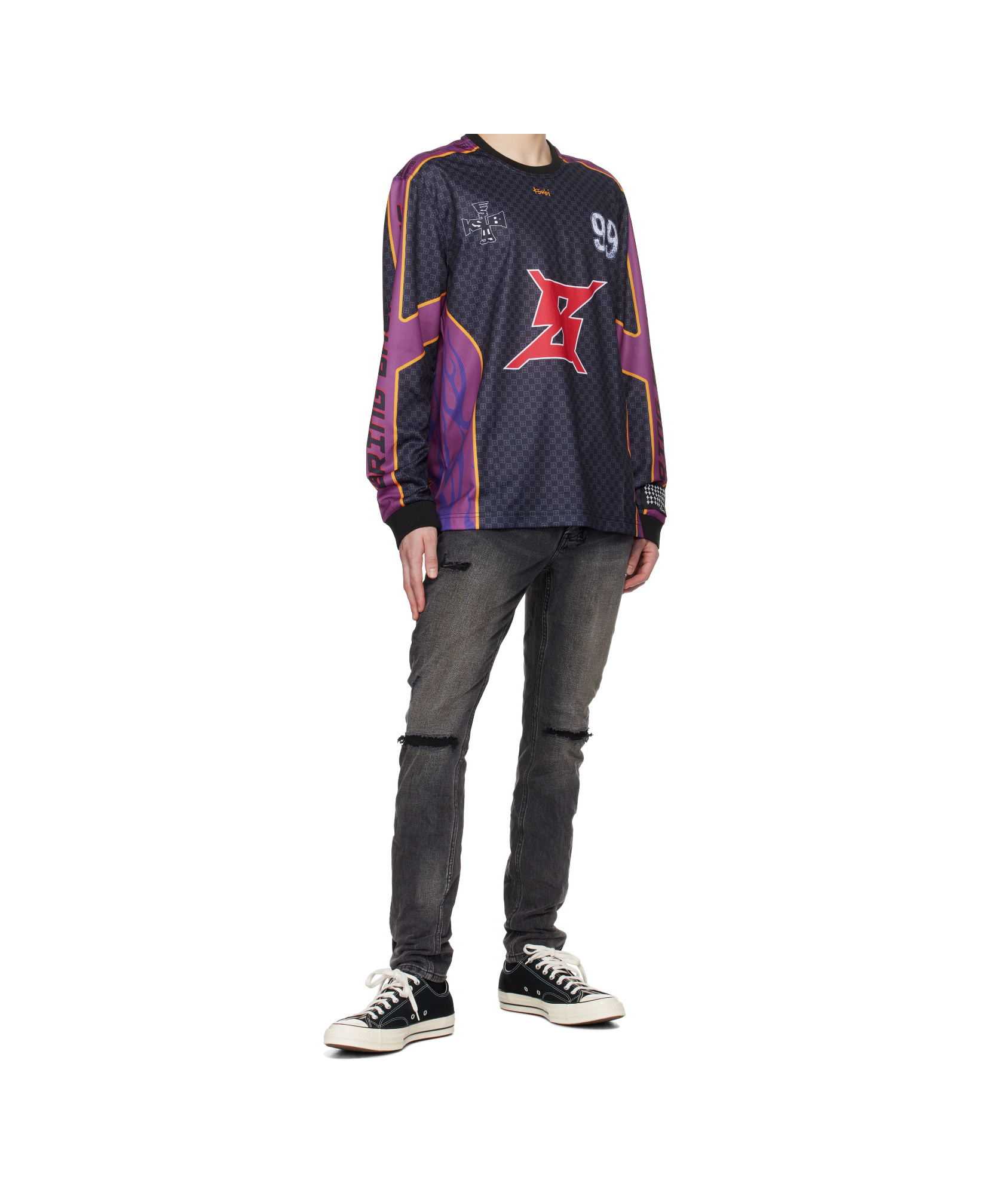 KSUBI VAN WINKLE TORQUED CHAMBER JEANS 