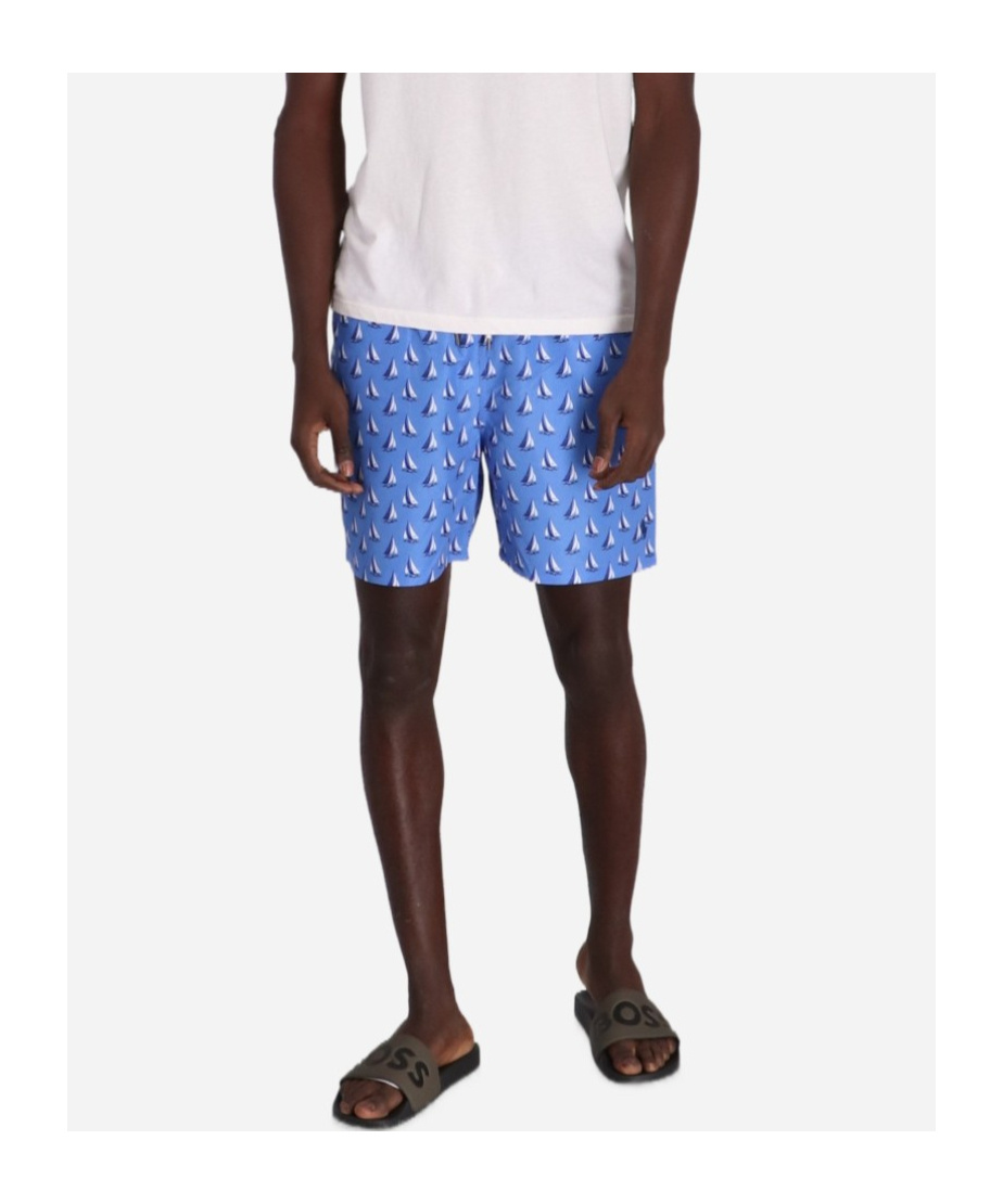 Polo Ralph Lauren 5.75-inch Traveler Classic Swim Trunk In Blue