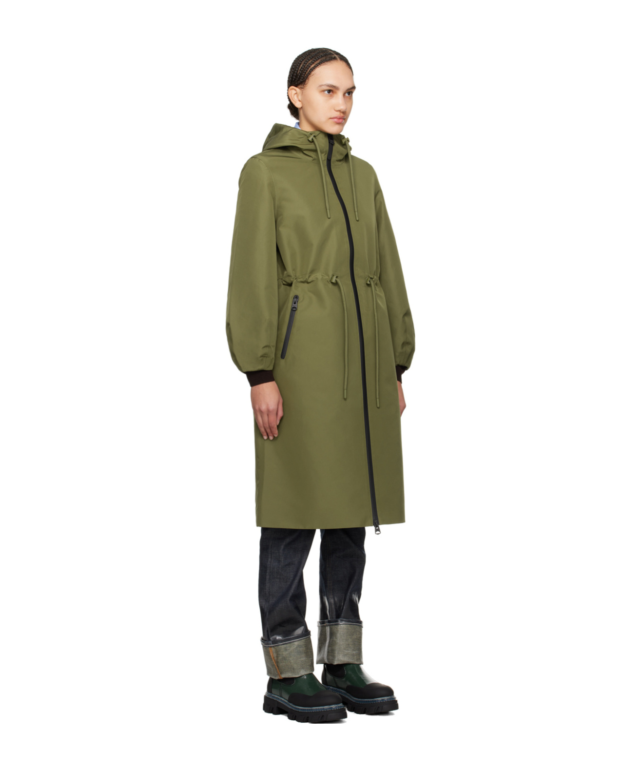 Mackage Khaki Meckelle Jacket In Green