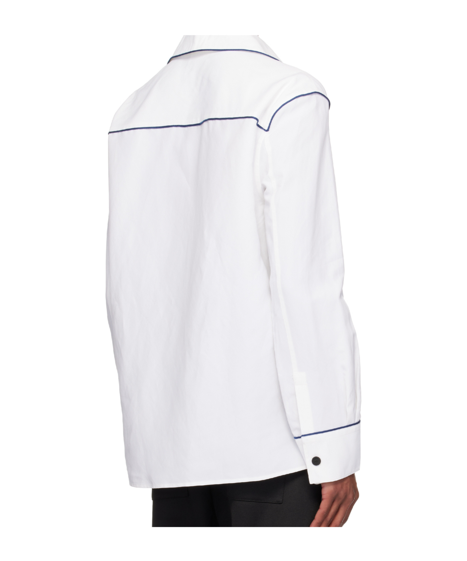 Ferragamo Long Sleeve Shirt In White