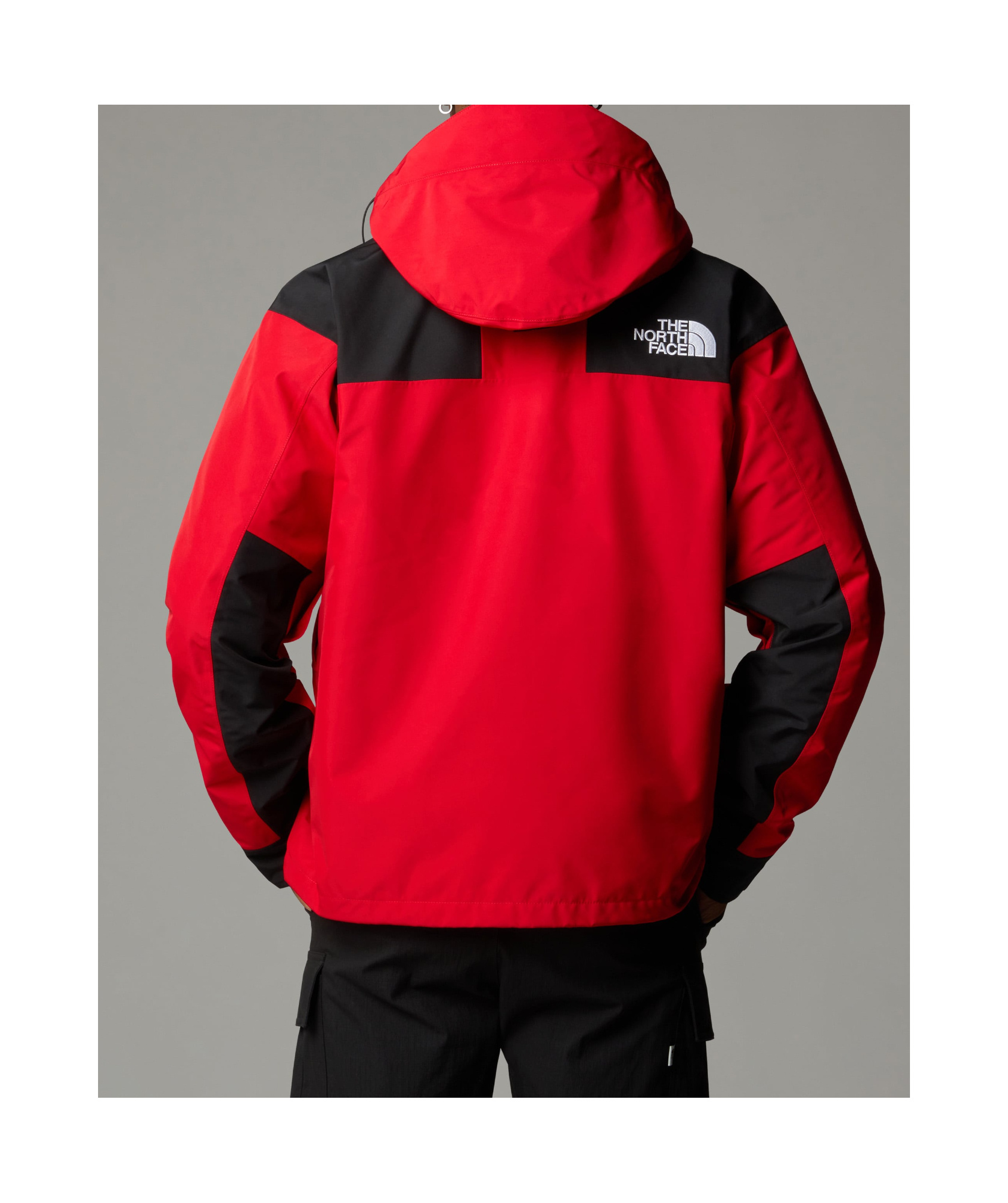 The North Face Mountain Mono Short Jacket In Red
