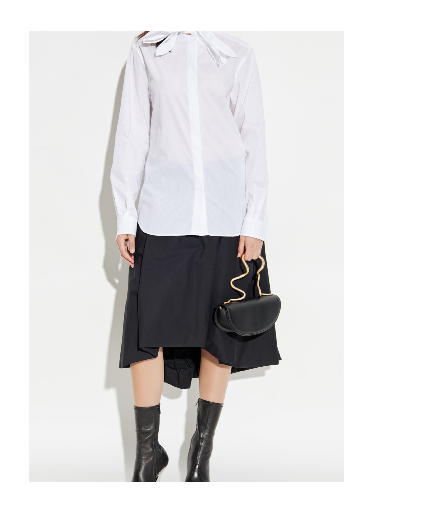 Moschino Long Sleeve Shirt In White