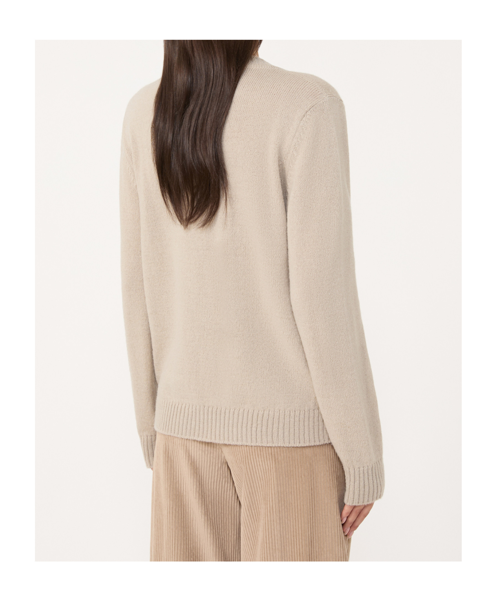 Weekend Max Mara Nitra Intarsia-knit Crewneck Sweater In Brown