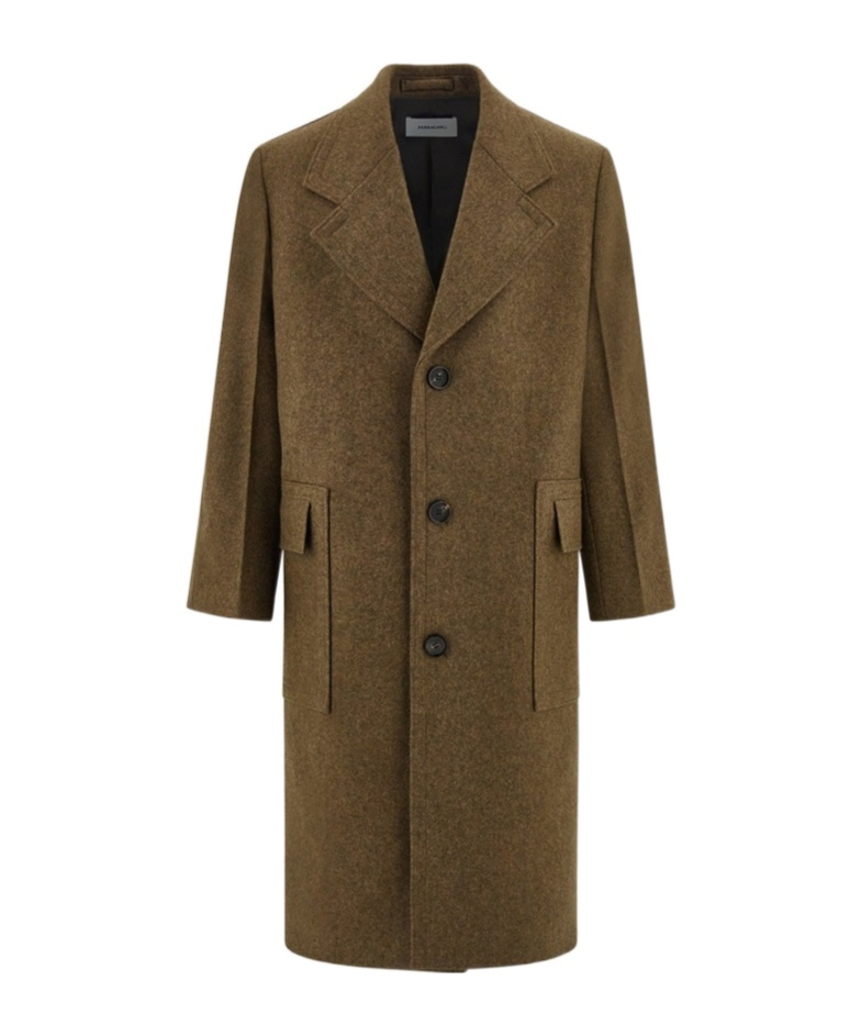 FERRAGAMO SINGLE-BREASTED COAT 