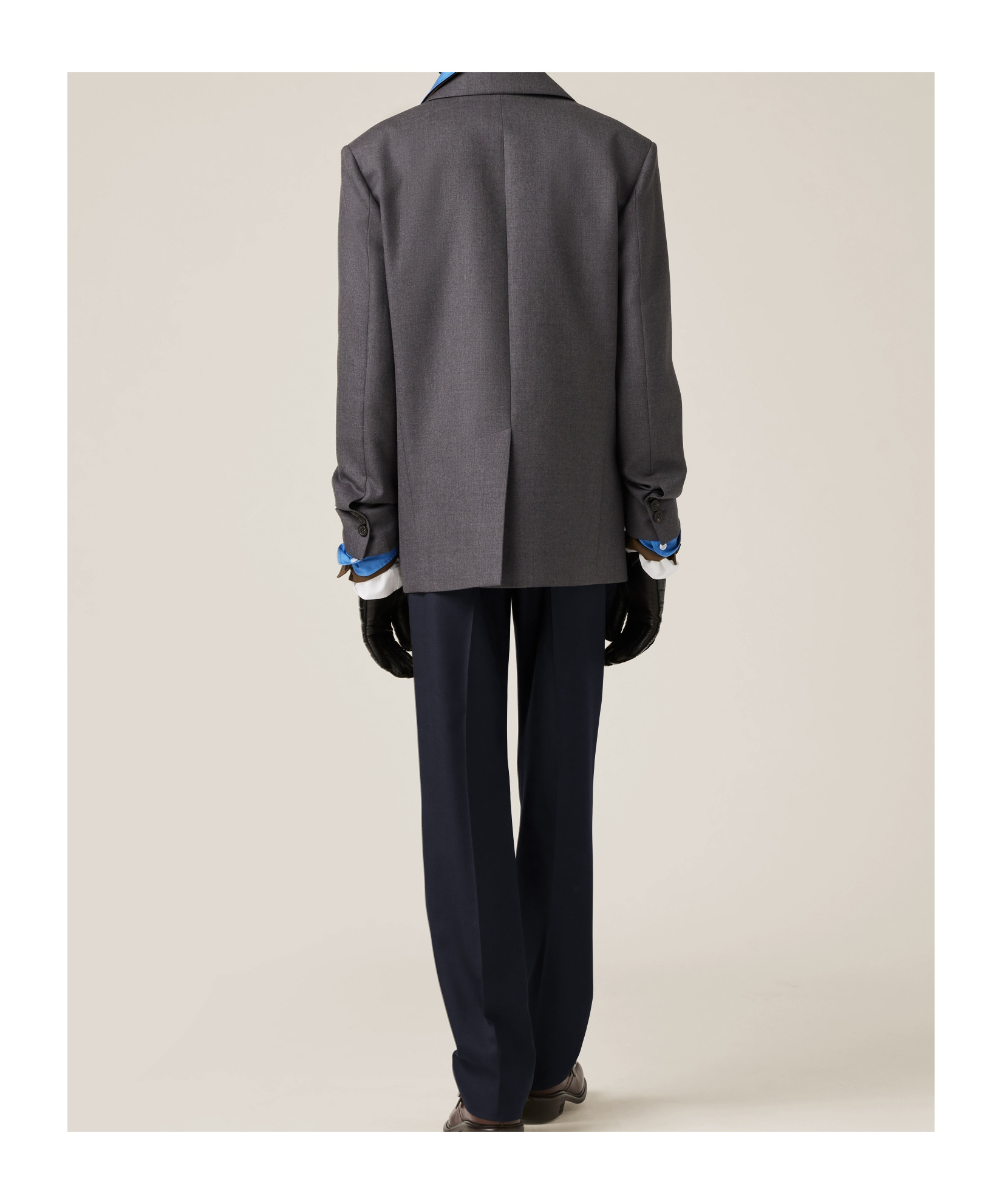 Miu Miu Single-breasted Wool Blazer In Black