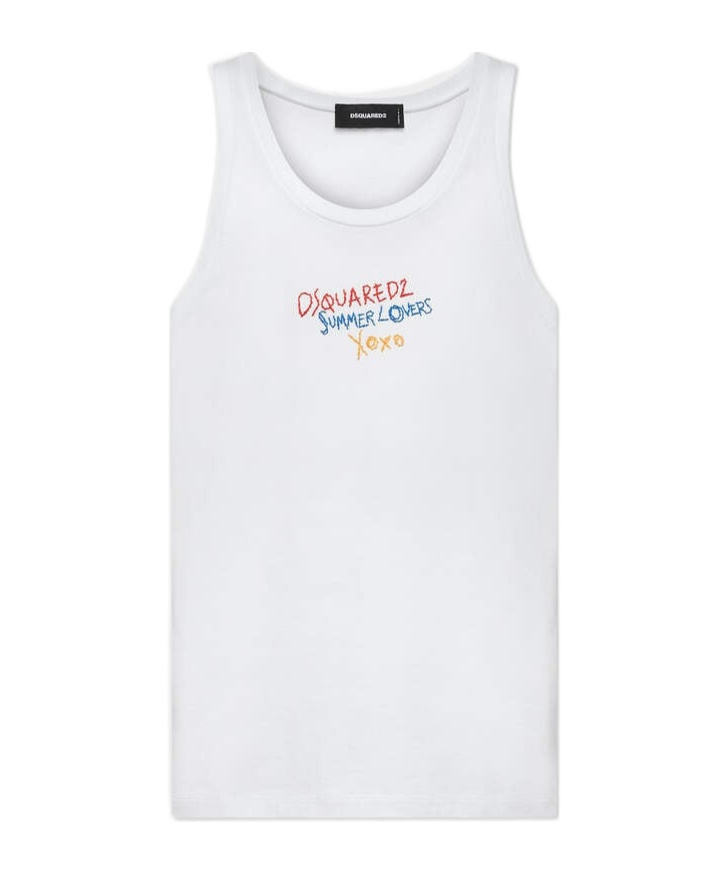 Dsquared2 Logo-embroidered Tank Top