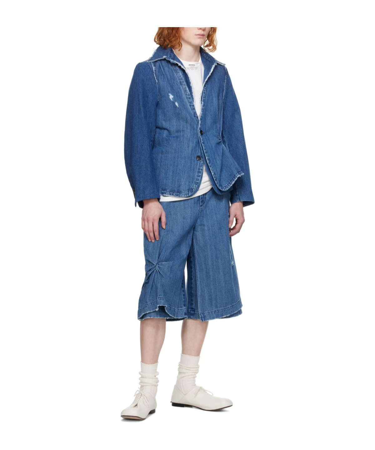 Ader Error Alviat Suit Coat In Blue
