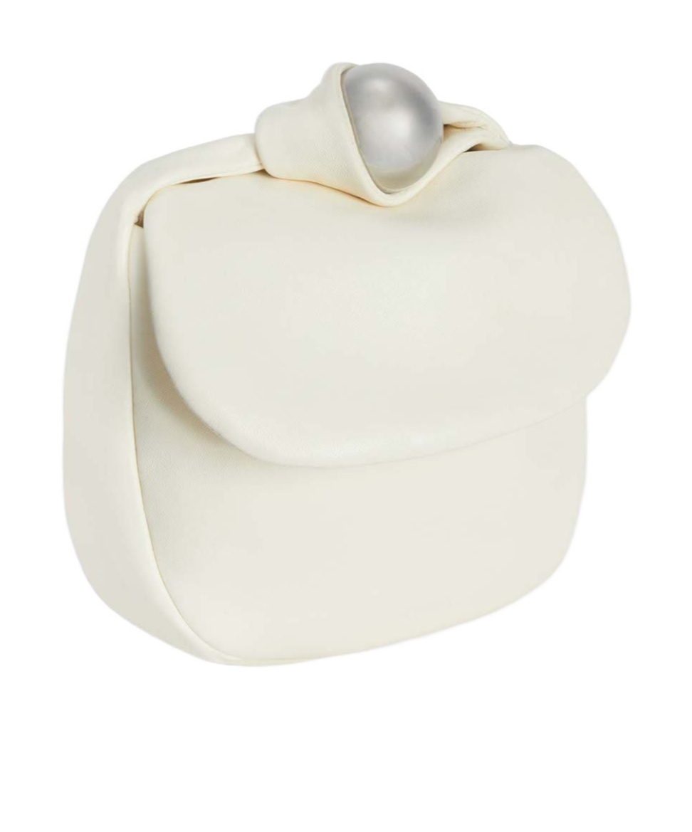 Shop Jil Sander Sphere Pouch In White