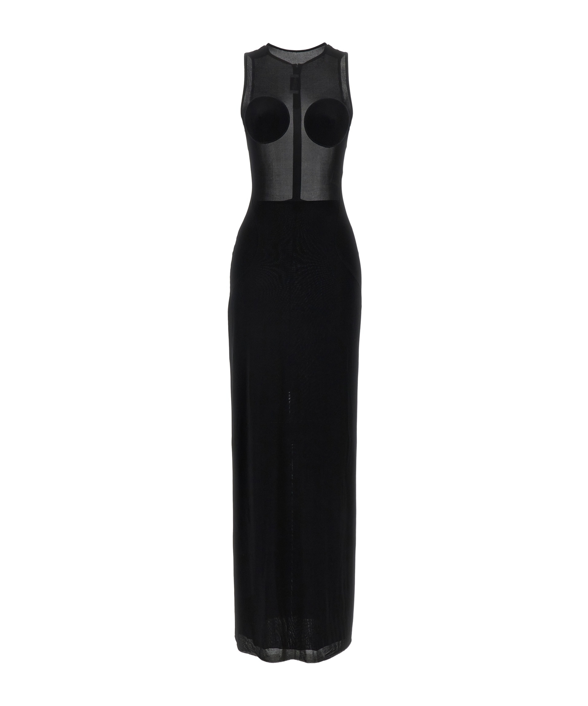 Shop Jean Paul Gaultier 'the Black Conical' Dress