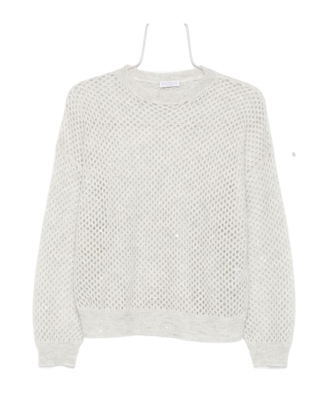 Brunello Cucinelli Mesh-knit Top