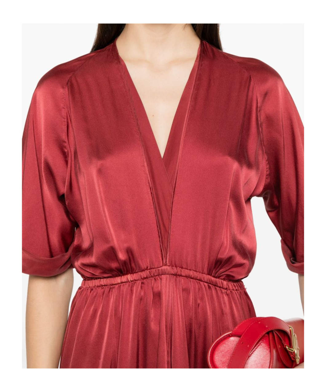 Forte Forte V-neck Midi Dress