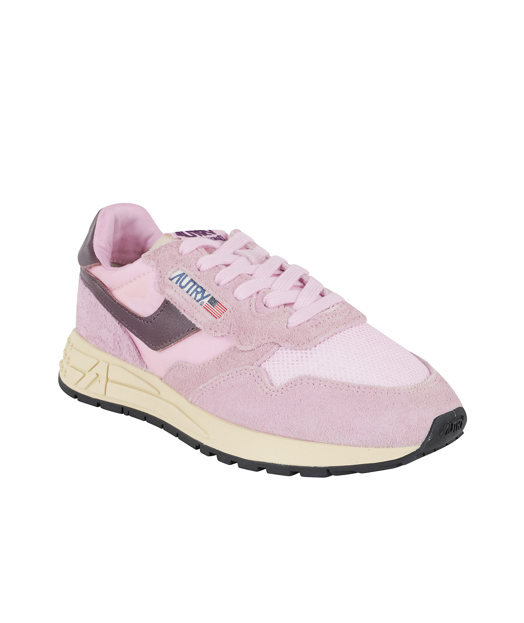 Autry Laced Sneakers In Pink