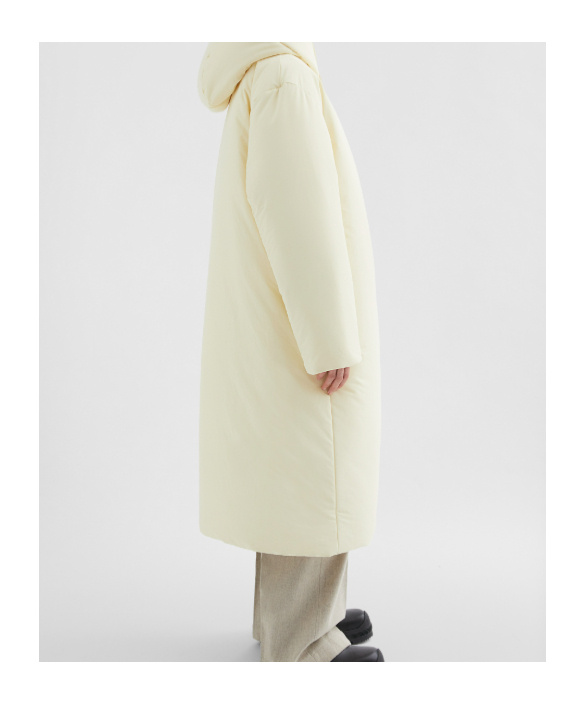 Jil Sander Down Parka In Neutral