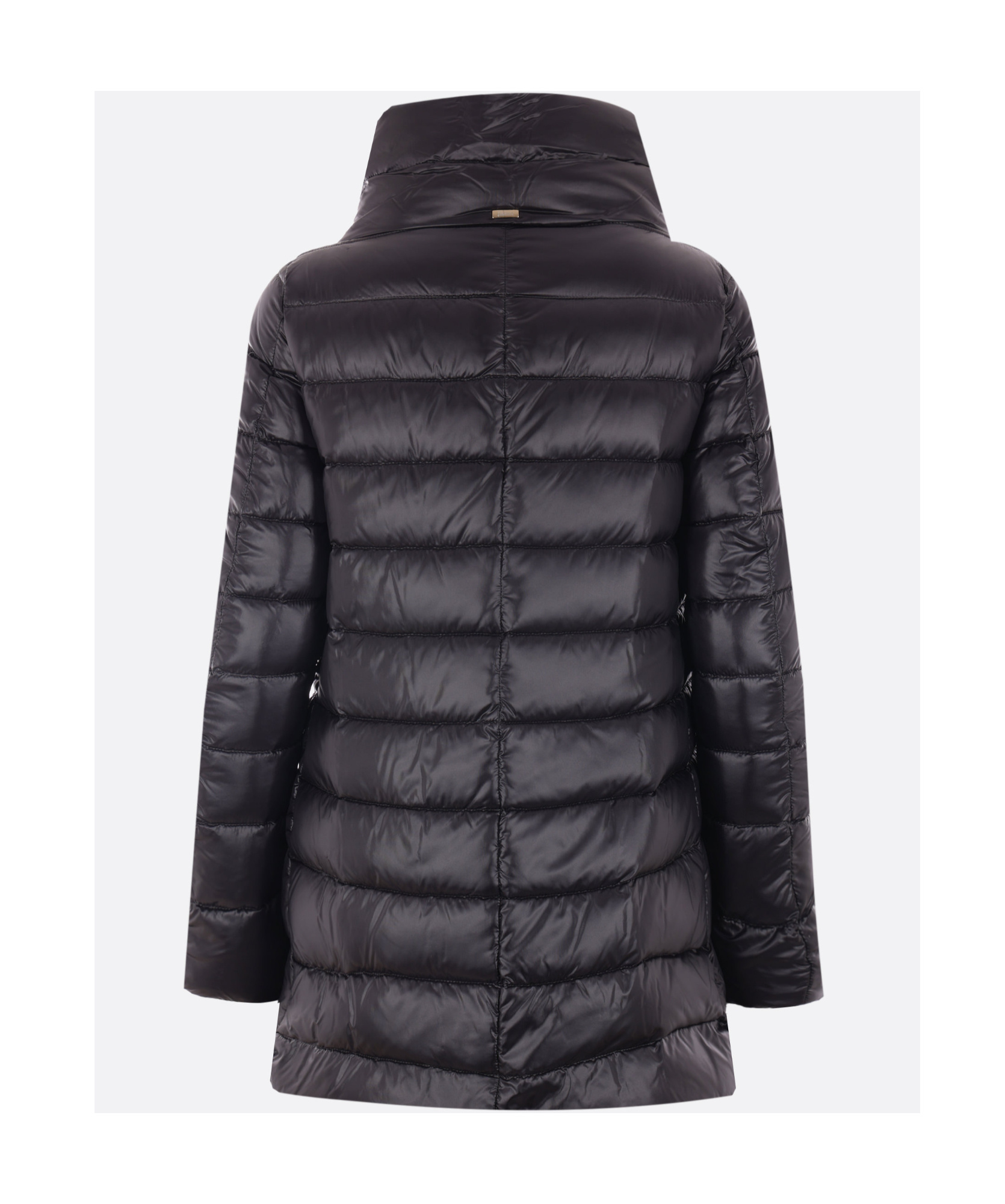 Herno Long-sleeved Light Down Jacket In Black