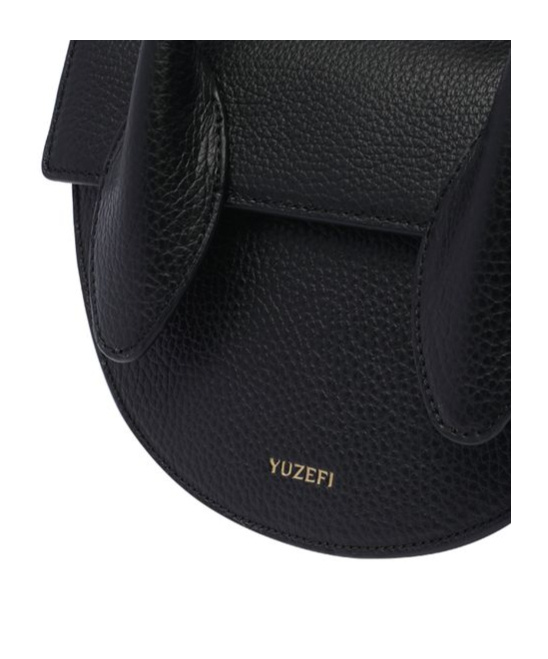 Yuzefi Pretzel Crossbody Bag In Black