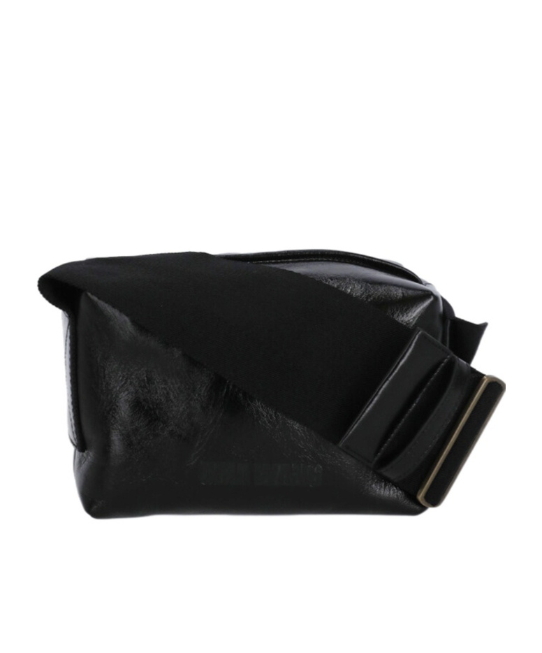 Uma Wang Square Shoulder Bag In Black