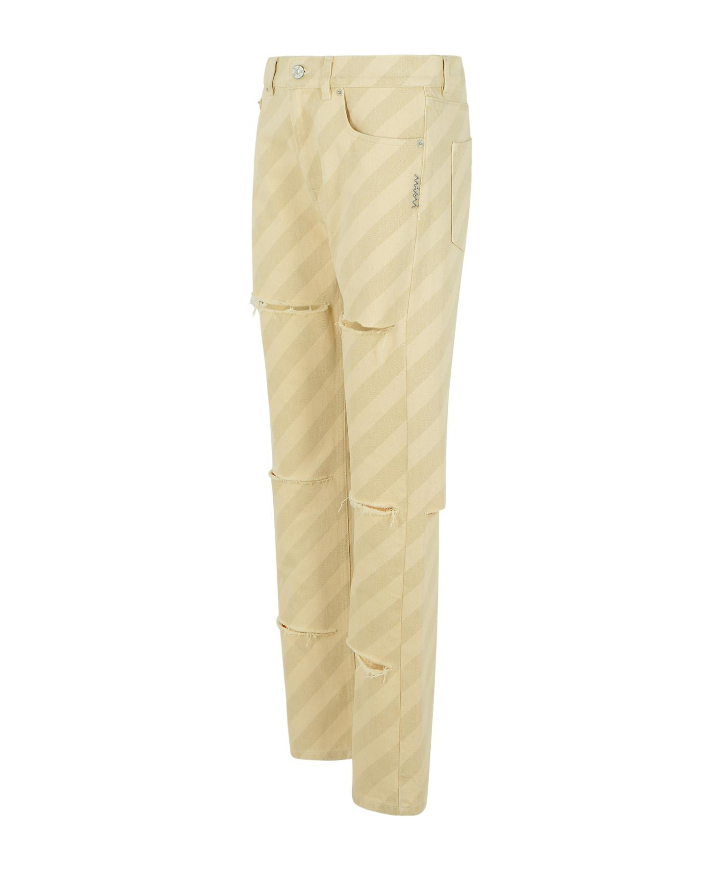 MARNI MARNI STRIPED STRAIGHT LEG JEANS