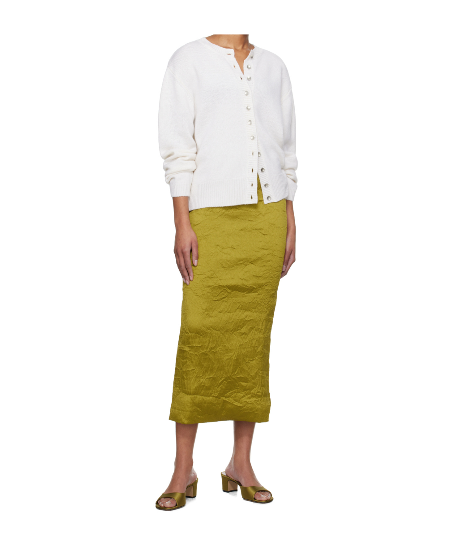Tove Pleated Skirt In Green