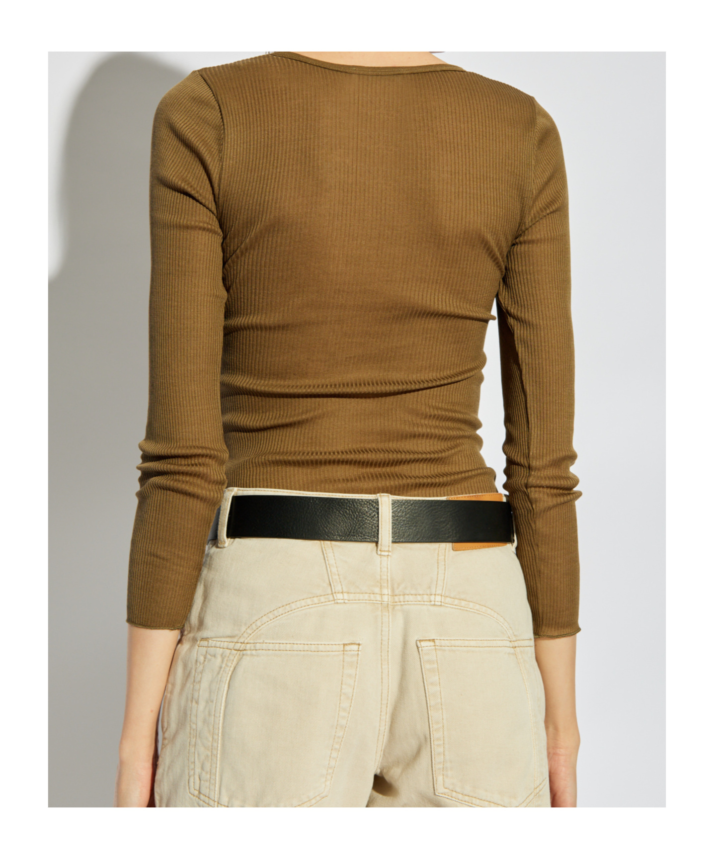 Isabel Marant Long-sleeved Blouse In Green