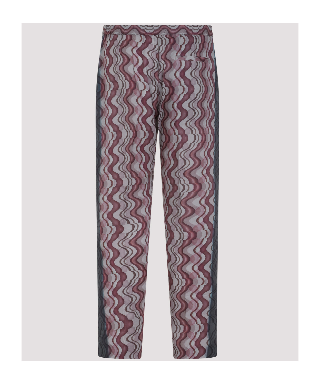 Dries Van Noten Parkino Patterned Pants In Gray