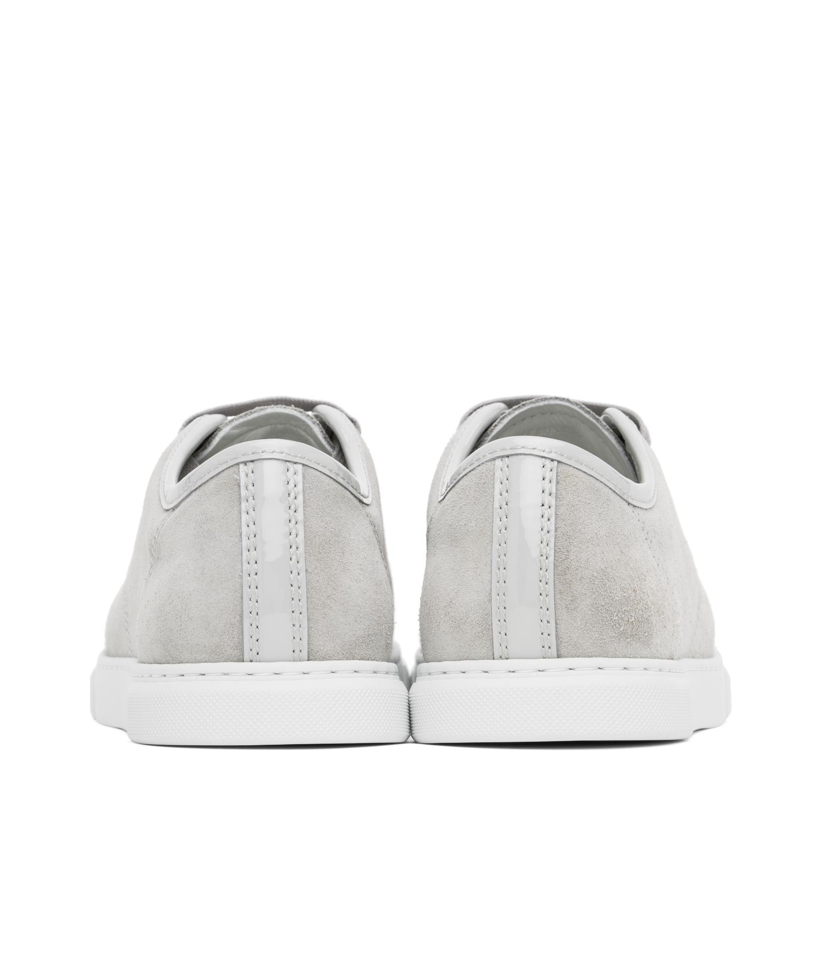 Lanvin Lace-up Low-cut Casual Shoes In Gray