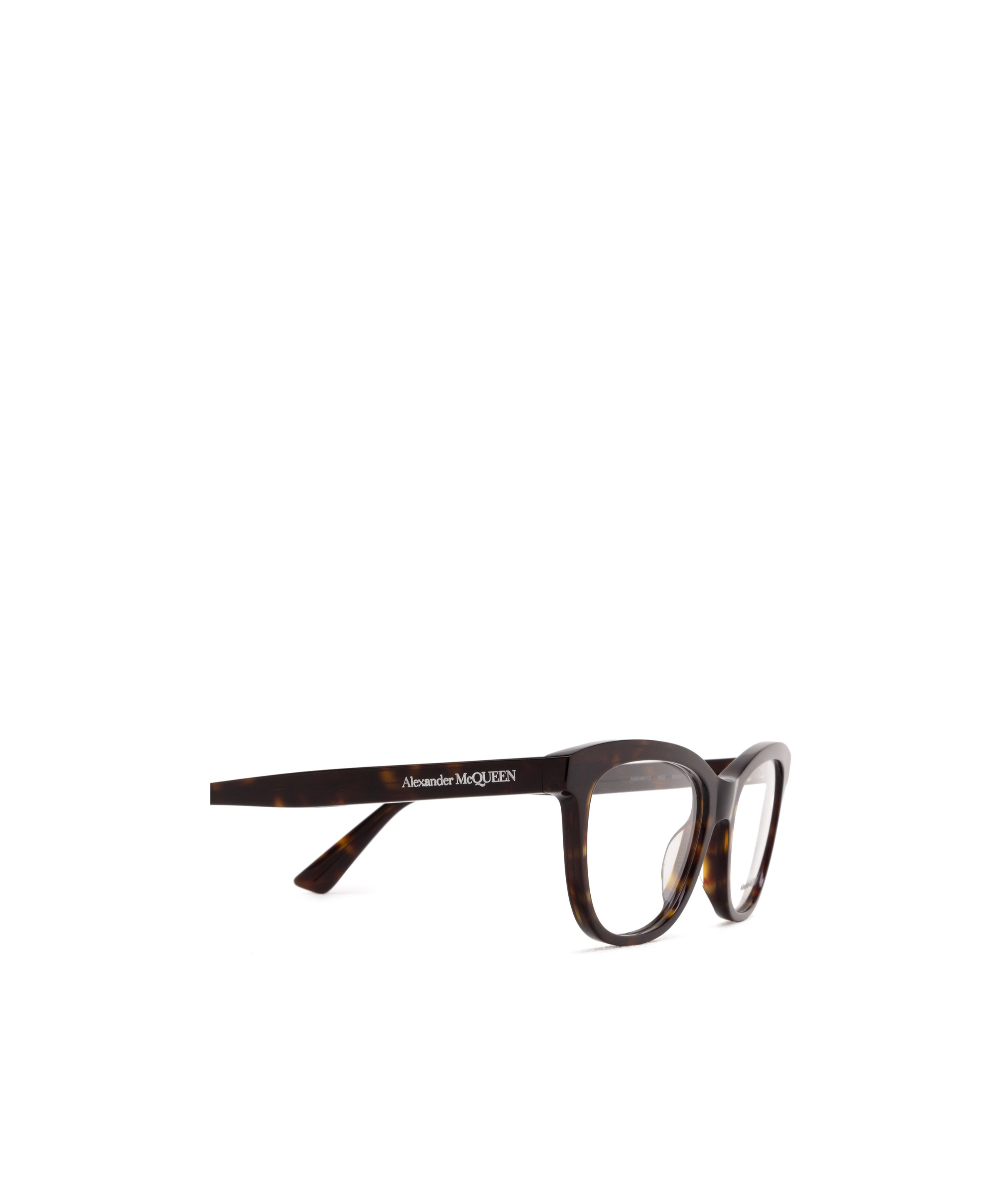 Alexander Mcqueen Tortoiseshell Butterfly-frame Glasses In Black