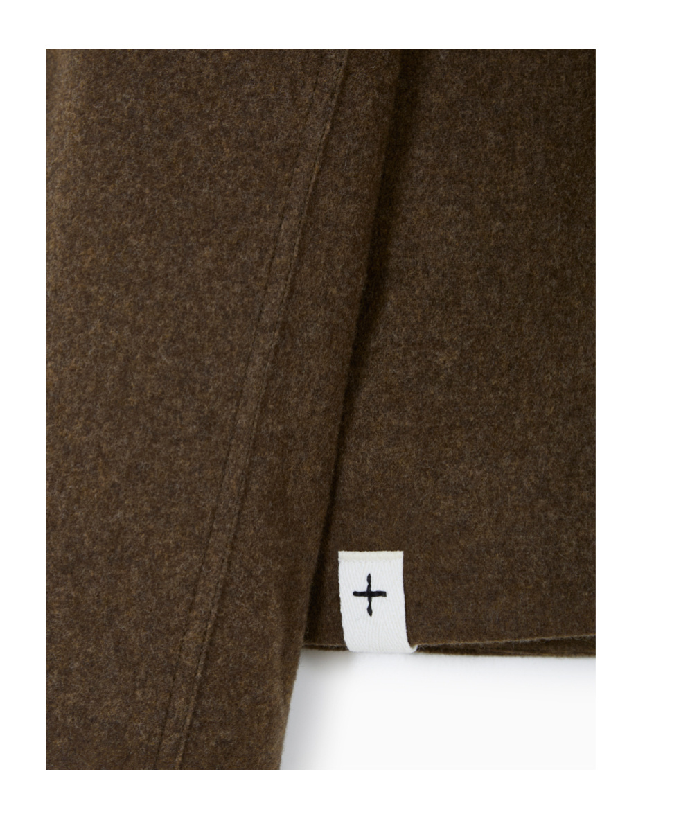 Jil Sander High Collar Casual Jacket In Green